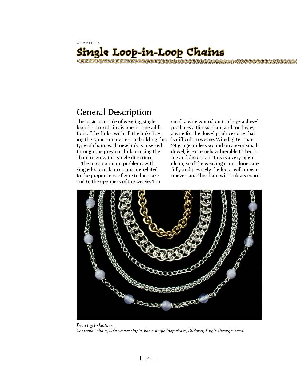 Classical Loop in Loop Chains by Jean Reist Stark & Josephine Reist