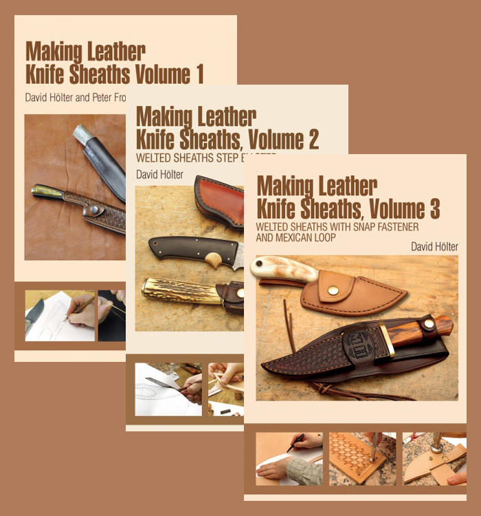 Making Leather Knife Sheaths (3 Book Set) - Www.ArtisanIdeas.com